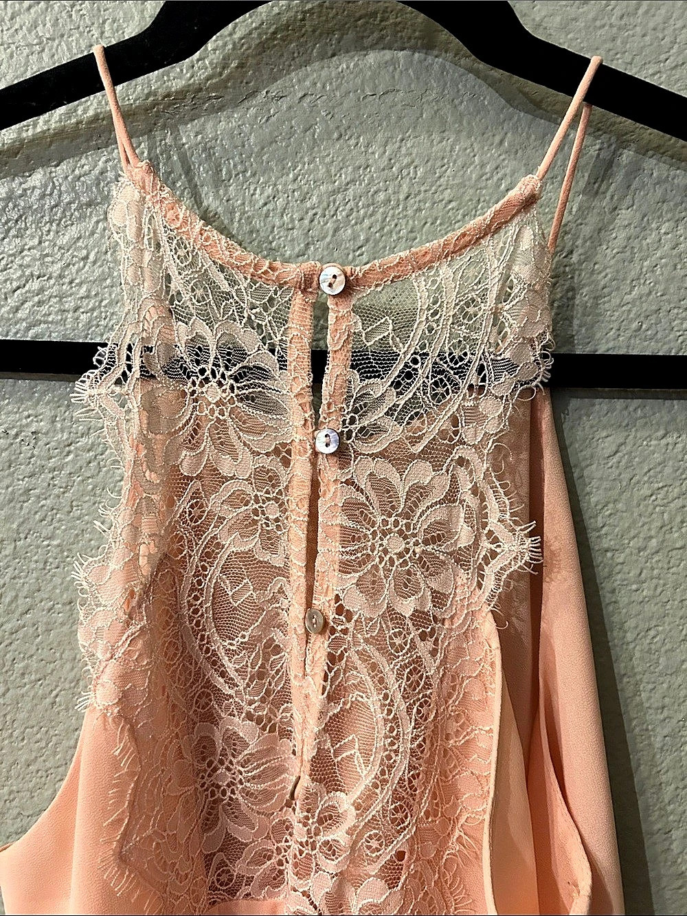 naked zebra lace tank in Pink Size Small Like New